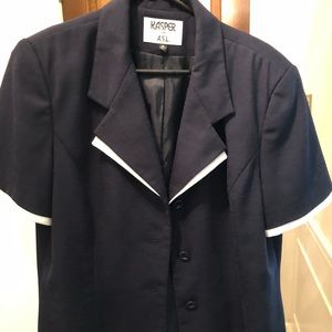 Kasper Navy Skirt Suit